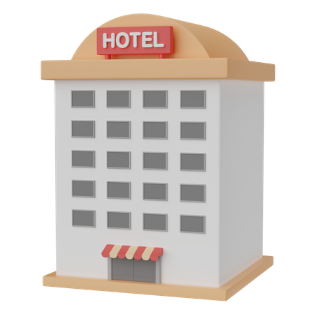 Hotel  3D Icon