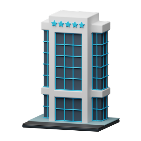 Bâtiment de l'hôtel  3D Icon