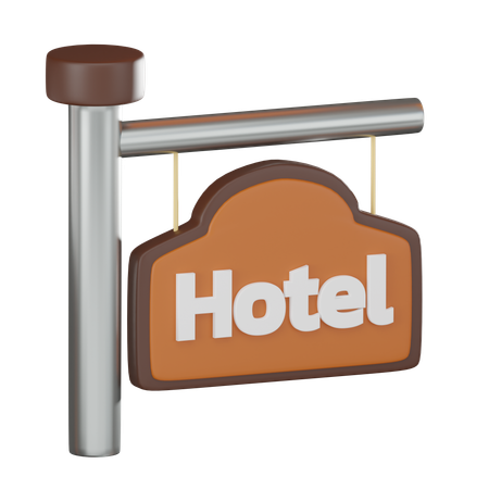 Hotel Board  3D Icon