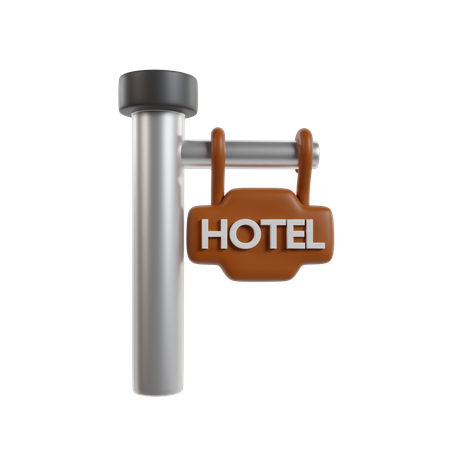 Hotel Board  3D Icon