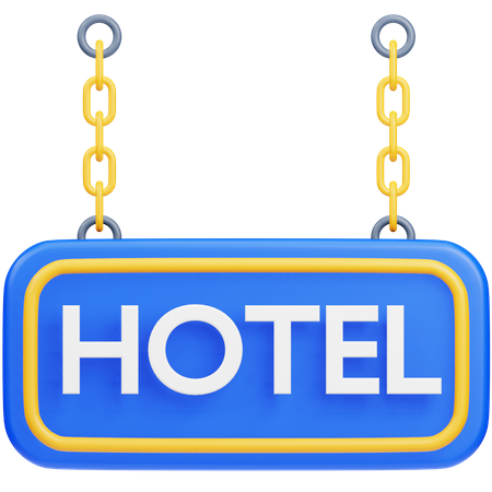 Hotel Board  3D Icon