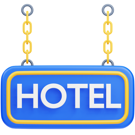 Hotel Board 3D Icon