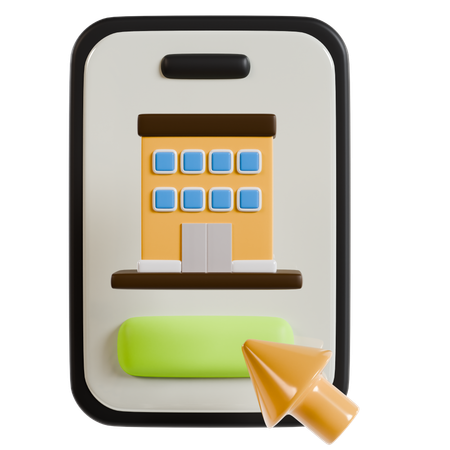 Hotel Booking Simplified  3D Icon