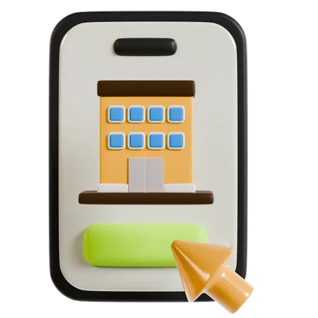 Hotel Booking Simplified  3D Icon