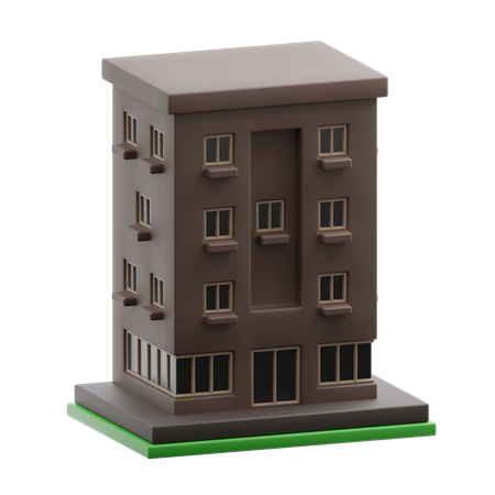 Hotel building  3D Icon