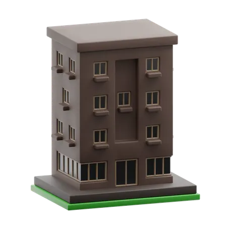 Hotel building  3D Icon