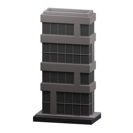 Hotel Building  3D Icon