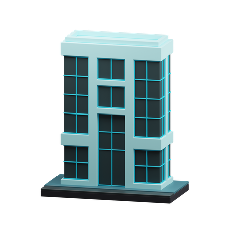 Hotel building  3D Icon