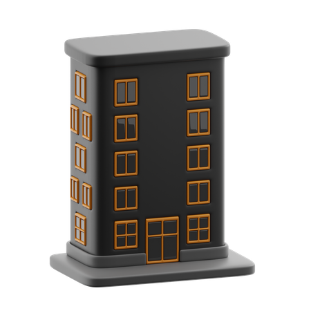 Hotel building  3D Icon