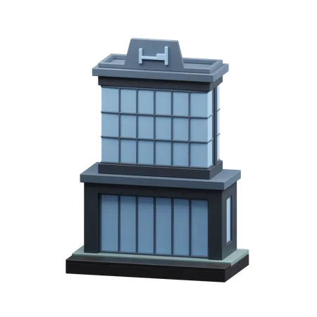 Hotel building  3D Icon