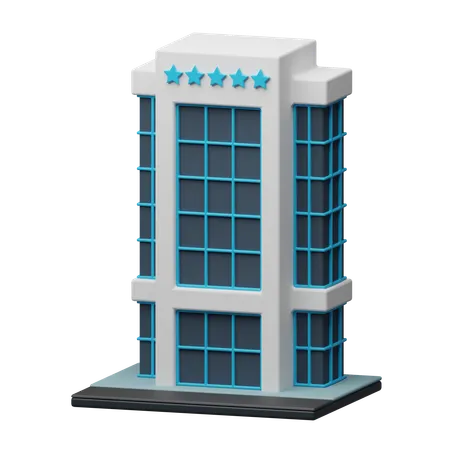 Hotel building  3D Icon