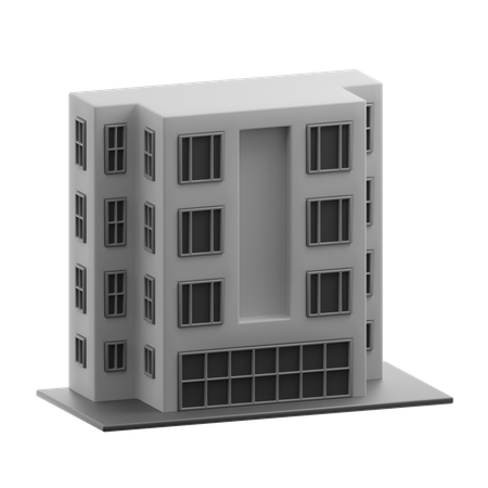 Hotel building  3D Icon