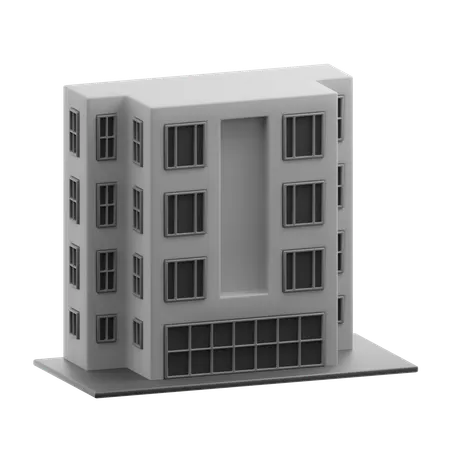 Hotel building  3D Icon