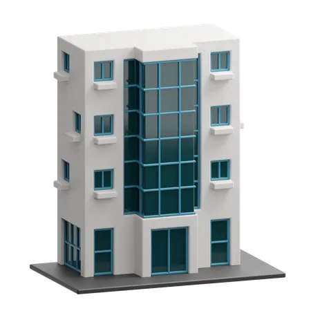 Hotel Building  3D Icon