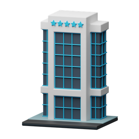 Hotel building  3D Icon