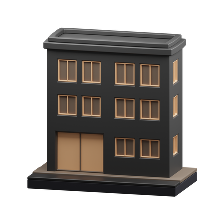 Hotel building  3D Icon