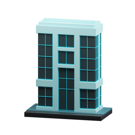 Hotel building  3D Icon