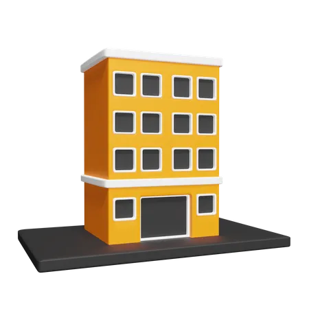 Hotel Building Download This Item Now 3D Icon