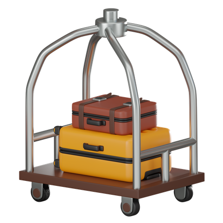 Chariot d'hôtel  3D Icon