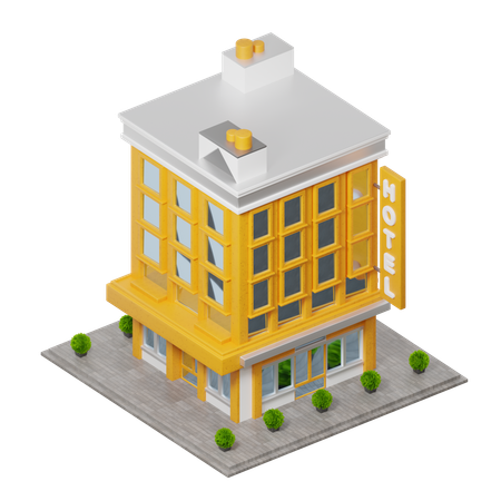 Hotel Check In  3D Icon
