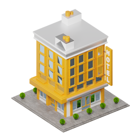 Hotel Check In  3D Icon