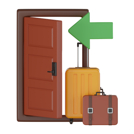 Hotel Check In  3D Icon