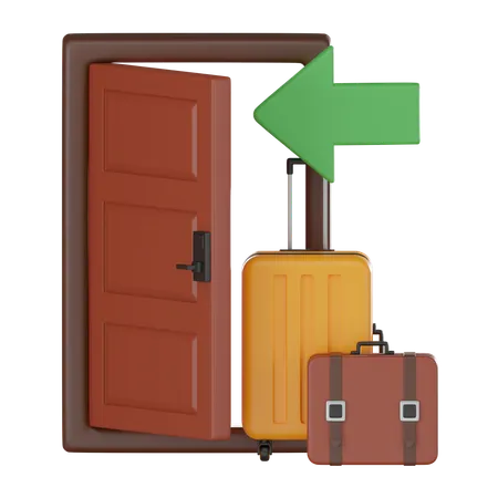 Hotel Check In  3D Icon