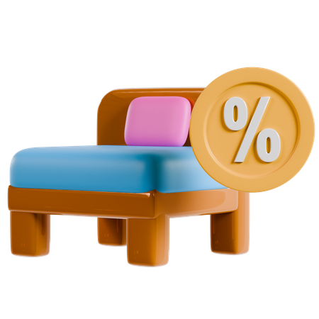 Hotel Discount Promotion  3D Icon