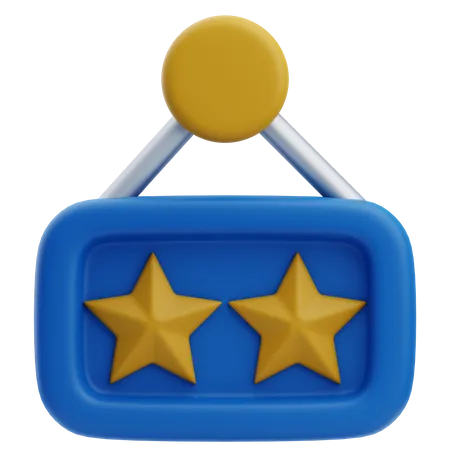 Estrelas do hotel  3D Icon