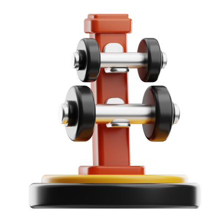 Hotel Gym Equipment  3D Icon