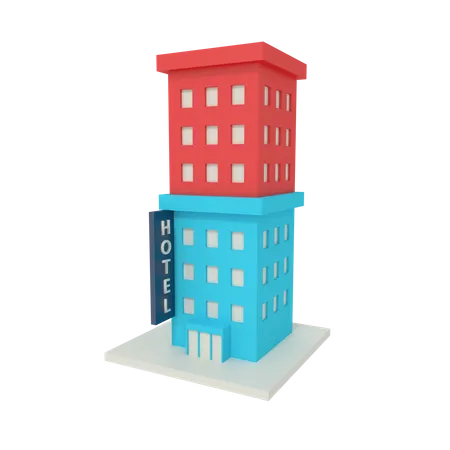 Hotel Holidays  3D Icon