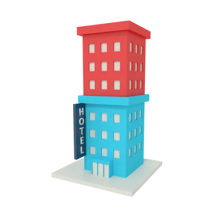 Hotel Holidays 3D Icon