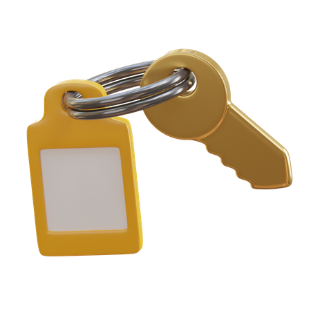 Hotel key  3D Icon
