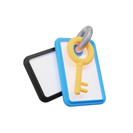 Hotel Key  3D Icon