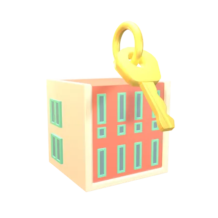 Hotel Key  3D Icon