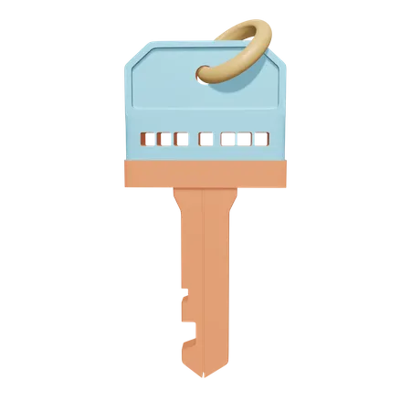 Hotel Key  3D Icon