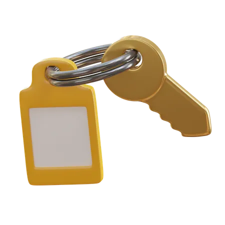 Hotel key  3D Icon