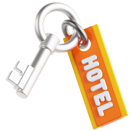 Hotel Key  3D Icon