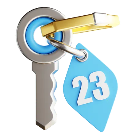 Hotel Key  3D Icon