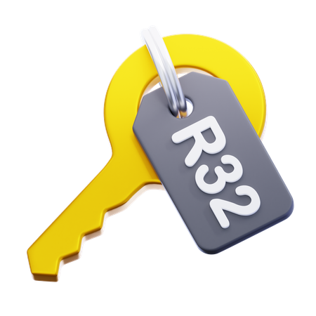 HOTEL KEY  3D Icon