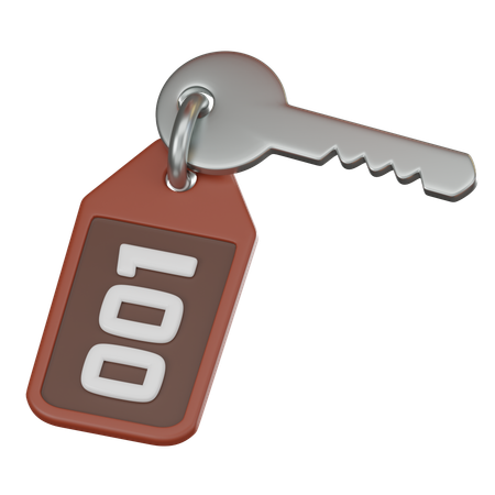 Hotel Key  3D Icon