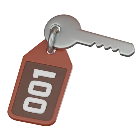 Hotel Key  3D Icon