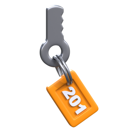 Hotel Key  3D Icon