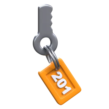 Hotel Key  3D Icon