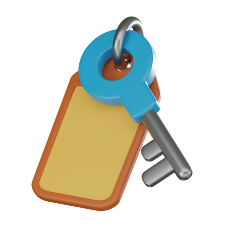 Hotel Key  3D Icon