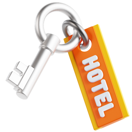 Hotel Key  3D Icon