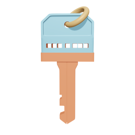 Hotel Key  3D Icon
