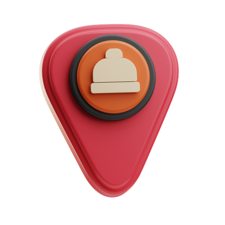 Hotel Location  3D Icon