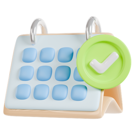 Hotel Reservation Success  3D Icon