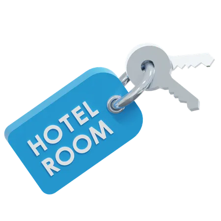 Hotel Room Key  3D Icon
